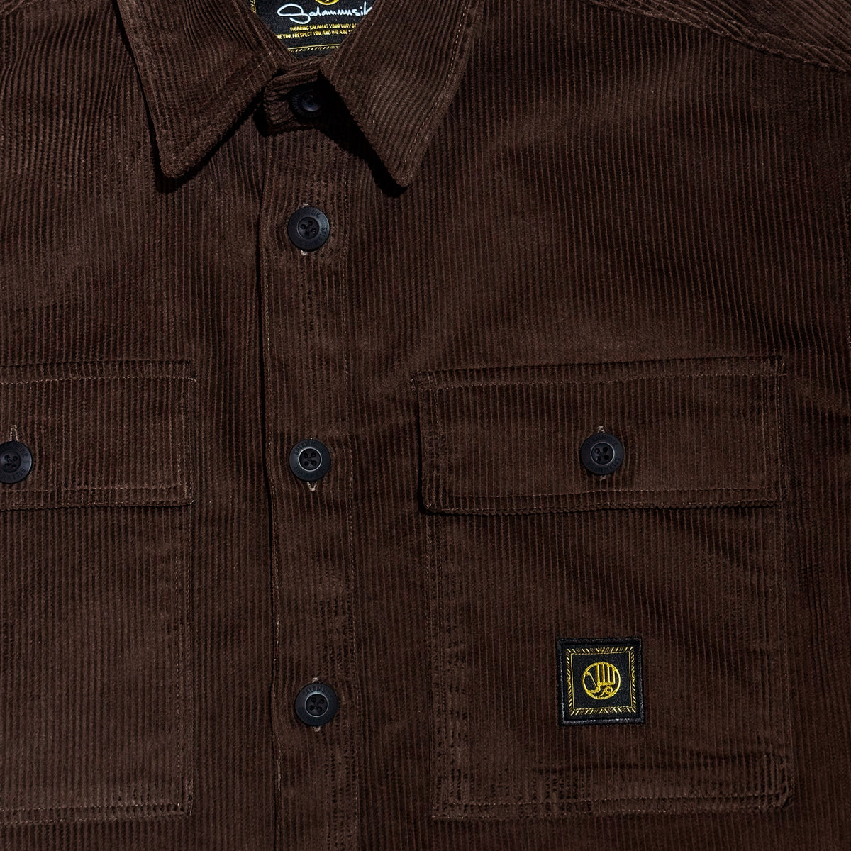 Salam Brown SUGAR Corduroy Shacket