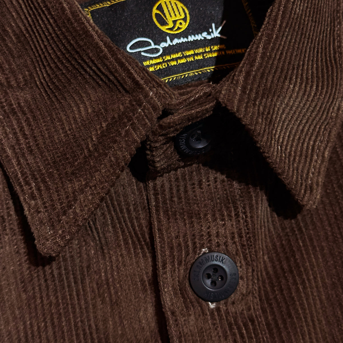 Salam Brown SUGAR Corduroy Shacket