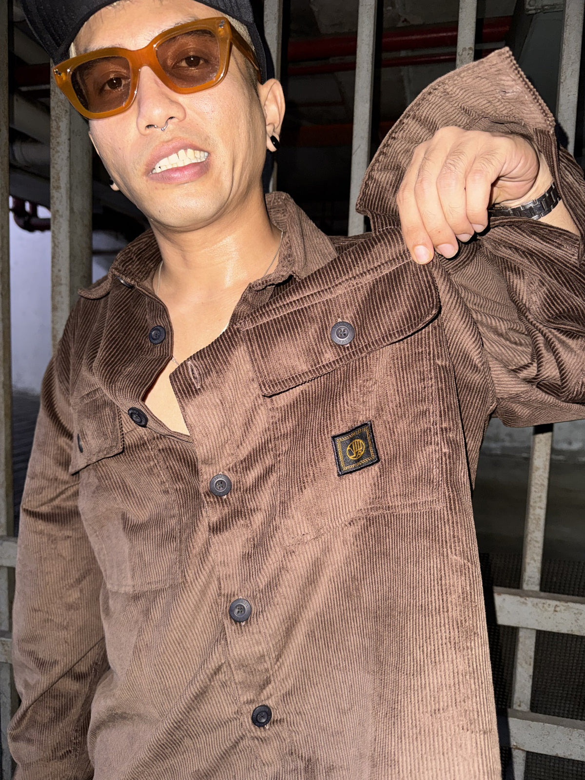 Salam Brown SUGAR Corduroy Shacket