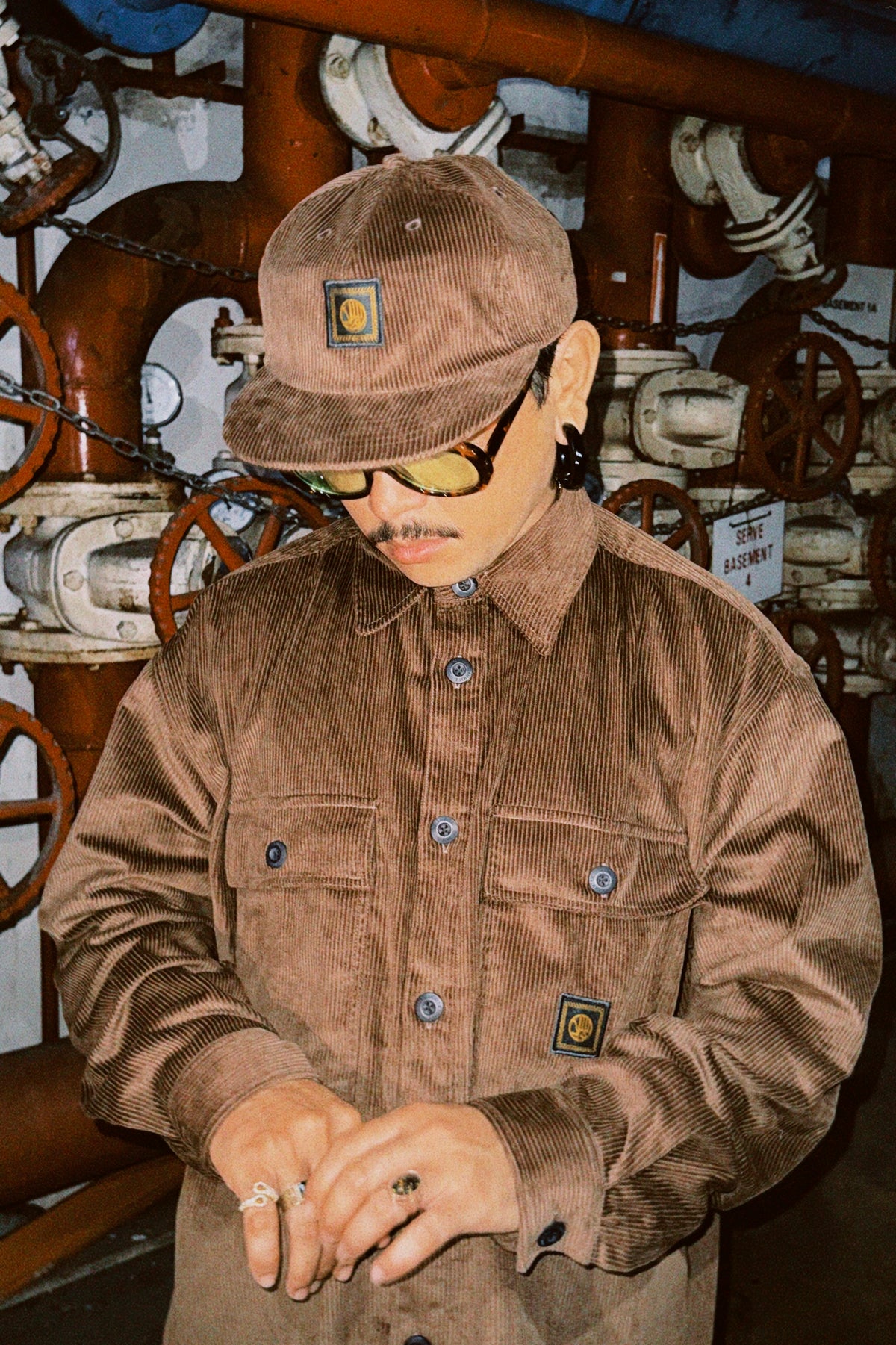 Salam Brown SUGAR Corduroy Shacket